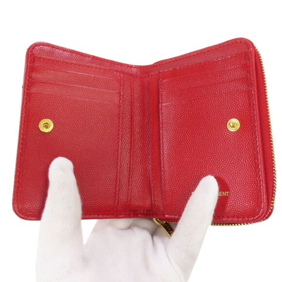 YVES SAINT LAURENT Red Wallet - Picture 4 of 11